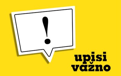 Obavijest – Upisi u srednju školu