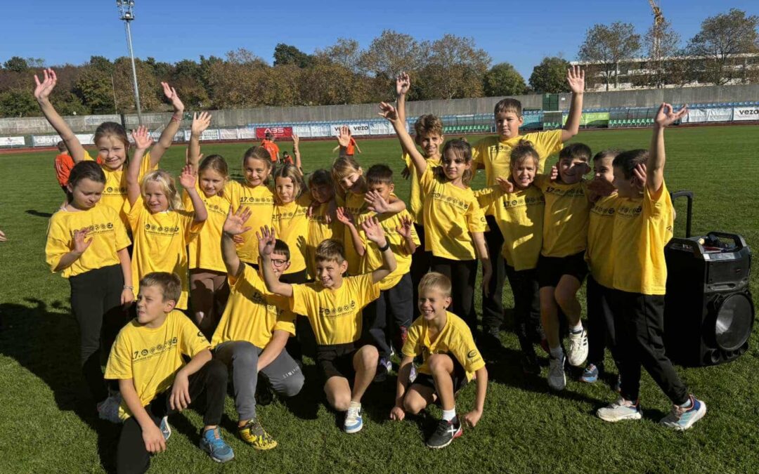 Izvanredni učenici RN na atletskom natjecanju na 17. Olimpijadi učenika OŠ Labinštine