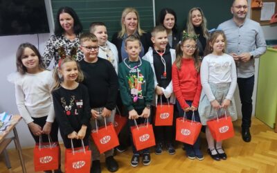 Božićni prijem u PŠ Šušnjevica za visoke uzvanike i drage goste, predstavnike rumunjskog veleposlanstva iz Zagreba