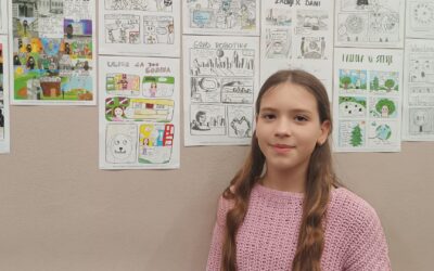 Stripovi naših učenika izloženi na skupnoj izložbi i u publikaciji Reci to stripom 3 