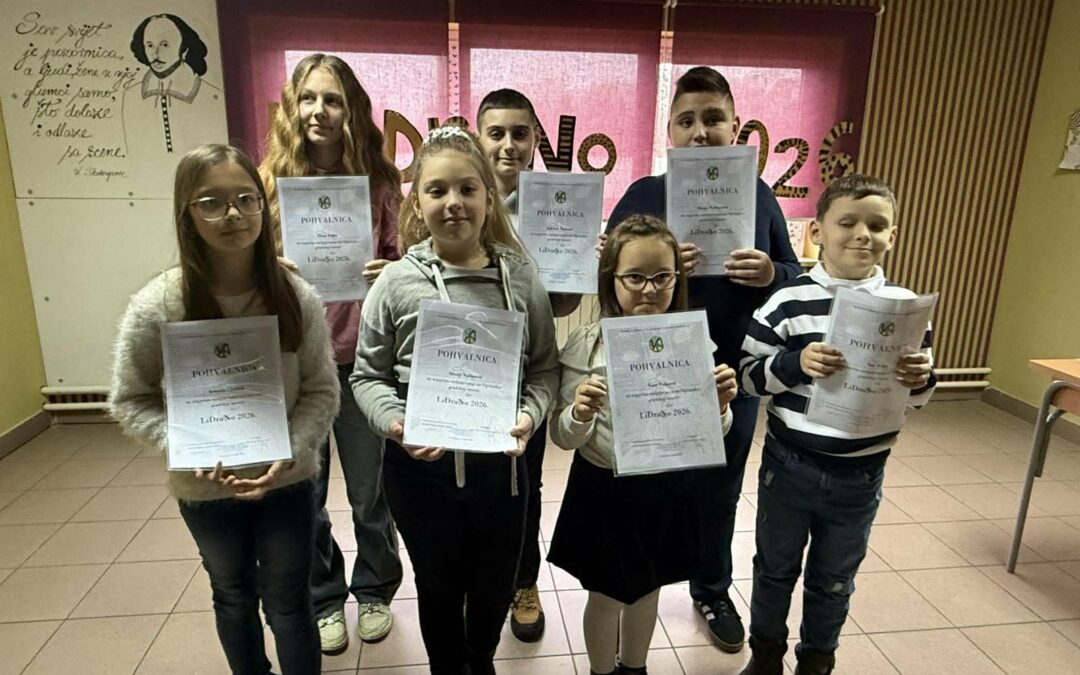 Naši učenici uspješno su se predstavili na Općinsko-gradskoj smotri LiDraNo 2026.