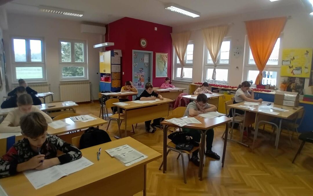 Četvrtaši pristupili nacionalnom ispitu iz Hrvatskoga jezika