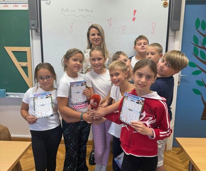 Naši najmlađi učenici u “Radio patroli”