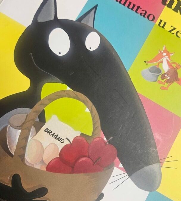 Prvaši u posjetu školskoj knjižnici
